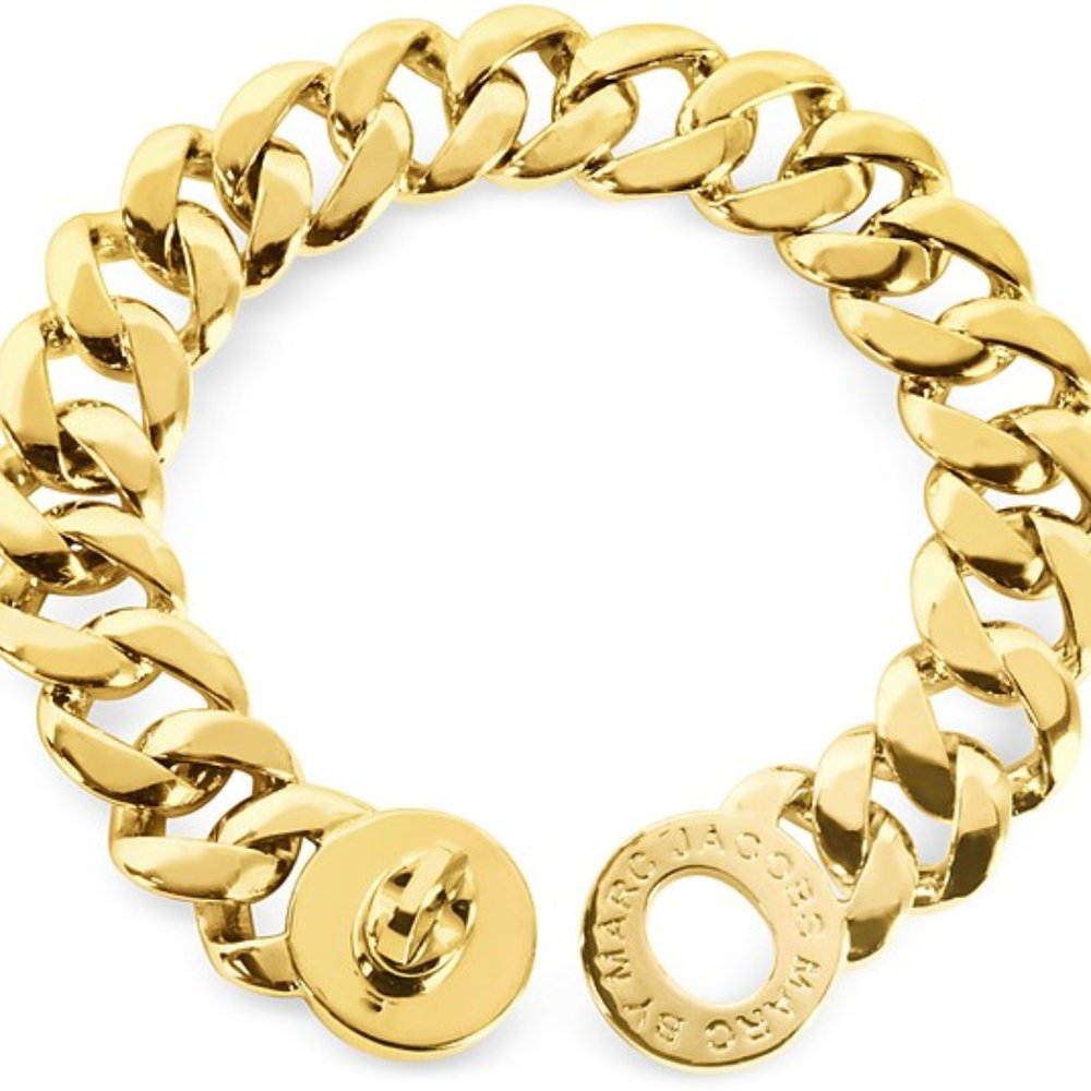 Marc Jacobs gold link bracelet